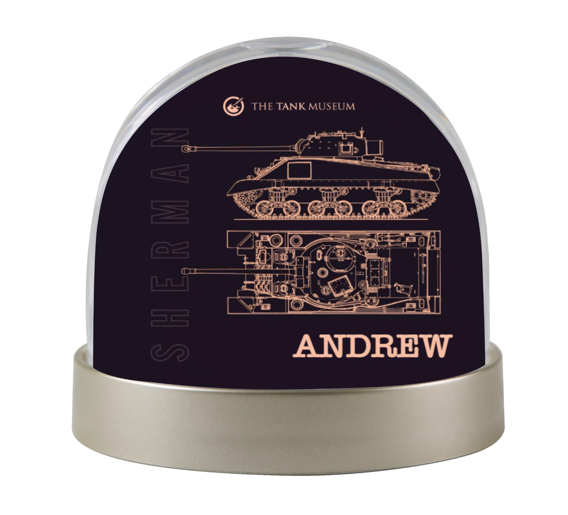 Sherman Snow Globe