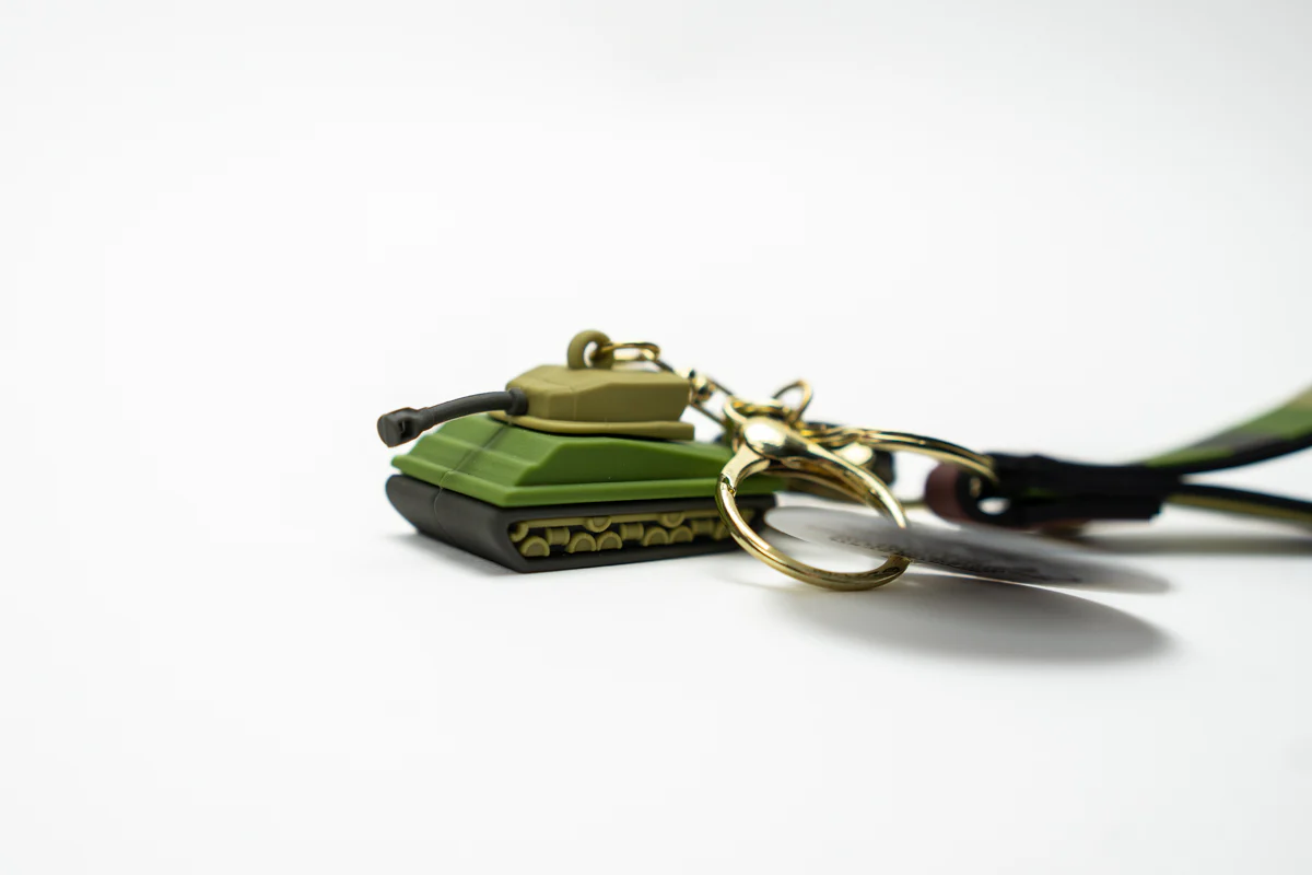 Sherman Tank Bag Clip Keyring - Image 3