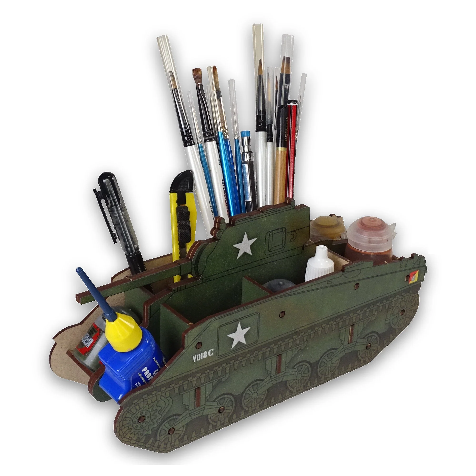 Sherman Wooden Desk Tidy - Image 10