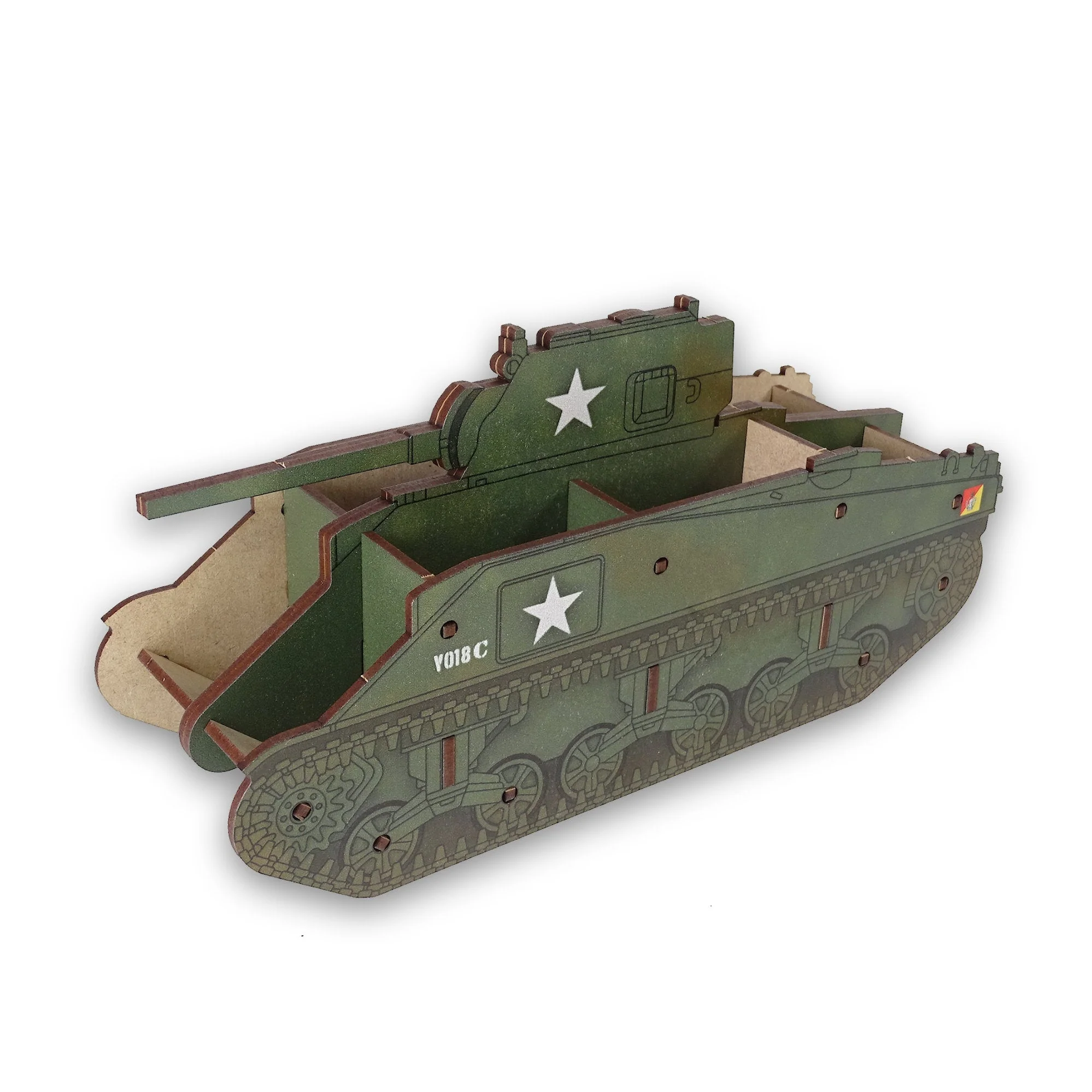 Sherman Wooden Desk Tidy - Image 3