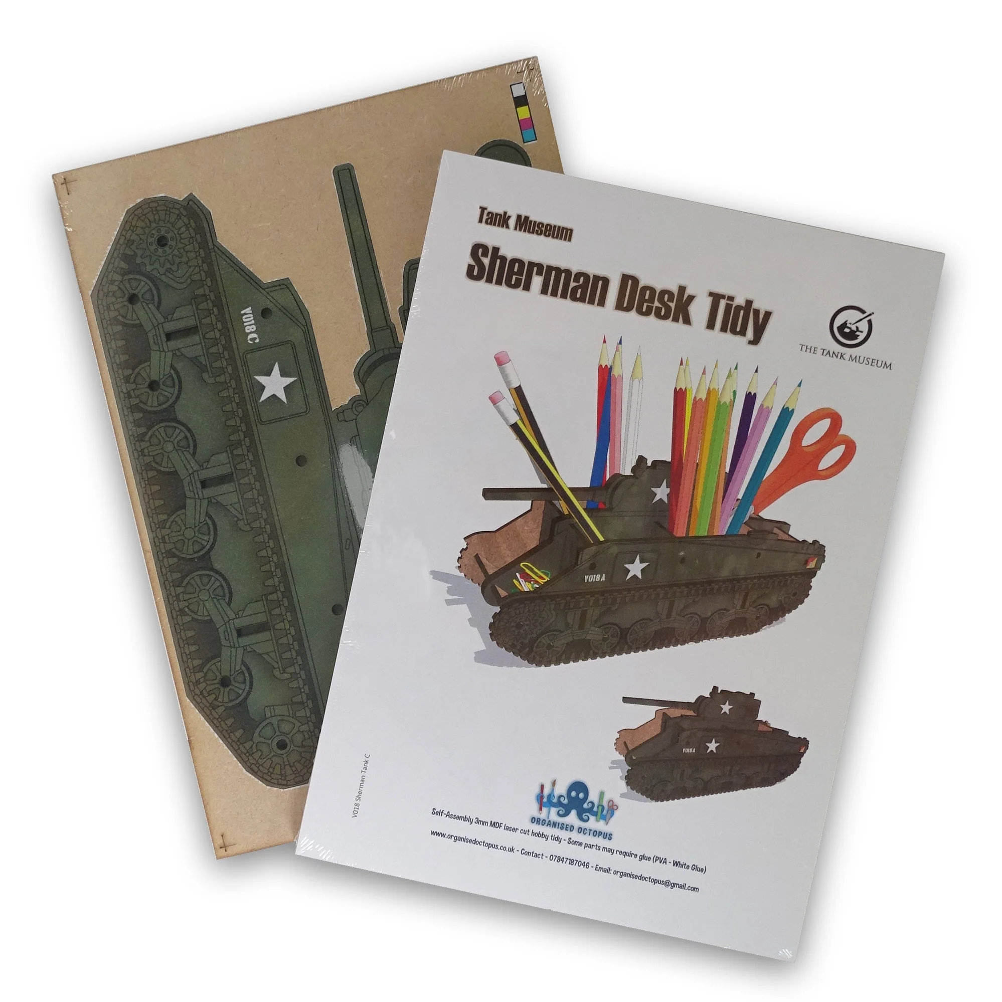 Sherman Wooden Desk Tidy - Image 5