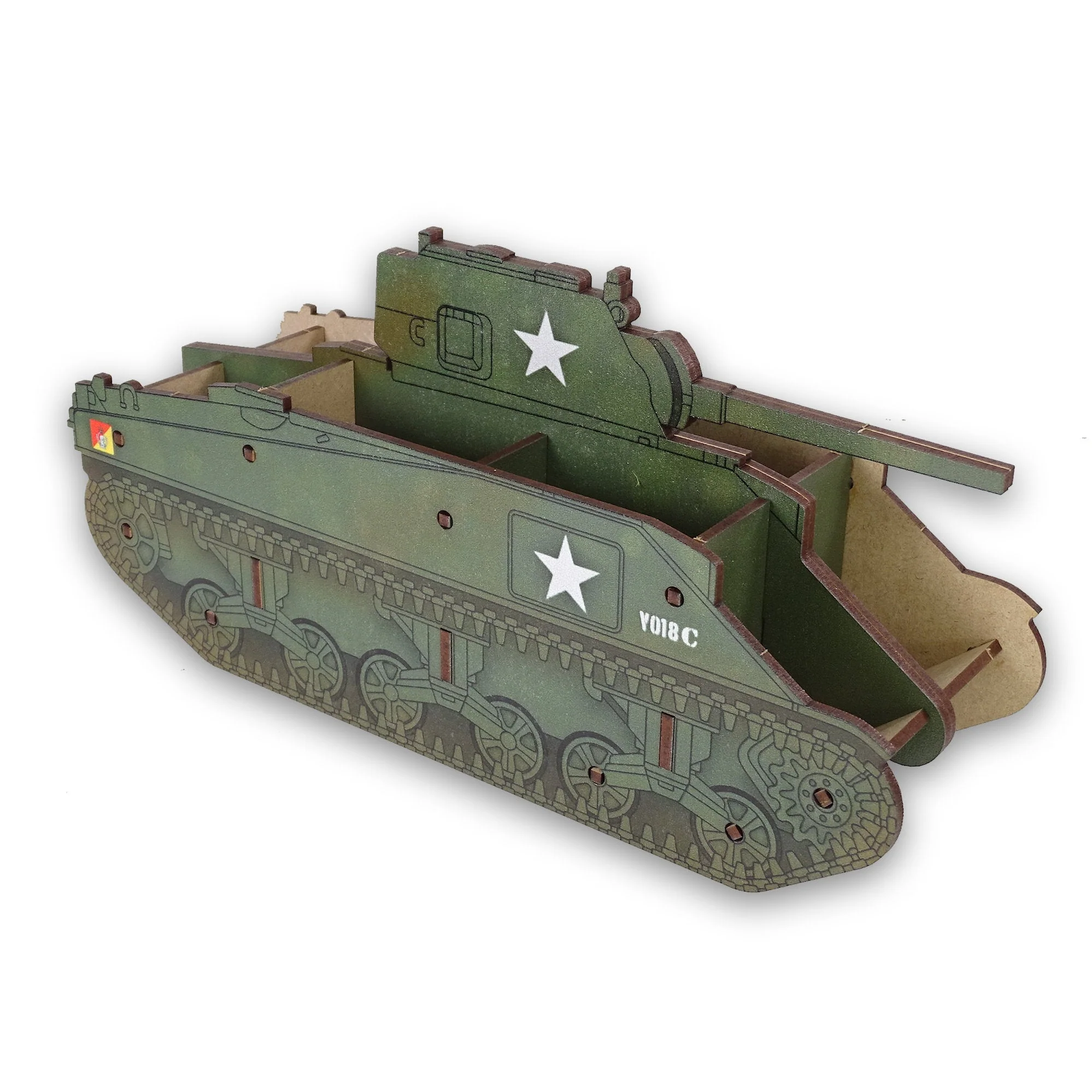 Sherman Wooden Desk Tidy - Image 9