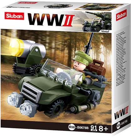 Sluban - WWII Allied Jeep - Image 4