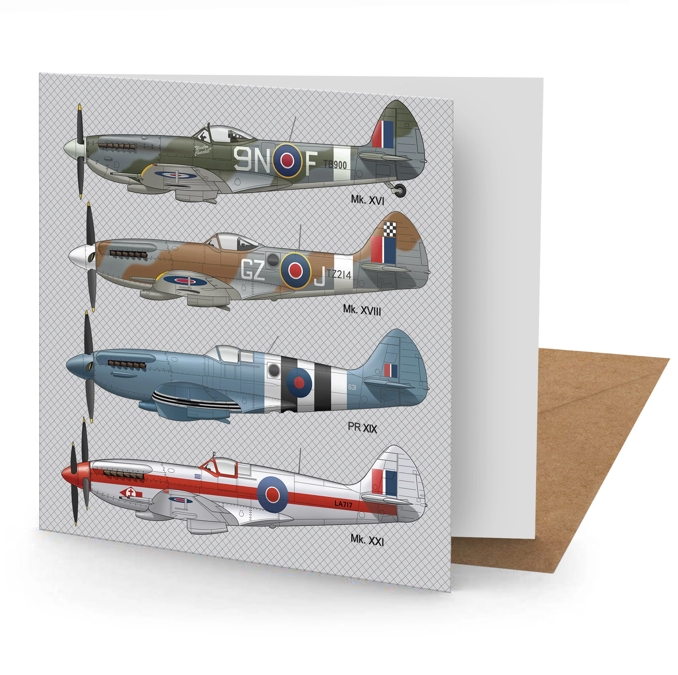 Spitfire Greeting Card