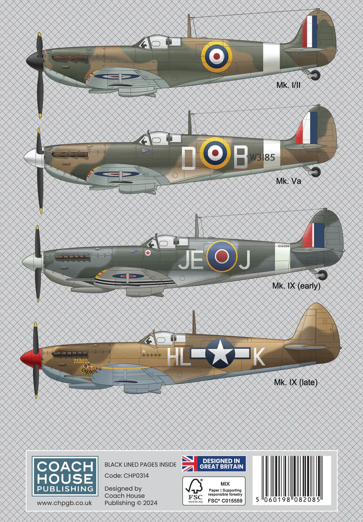 Spitfire Hardback Notebook - Image 2
