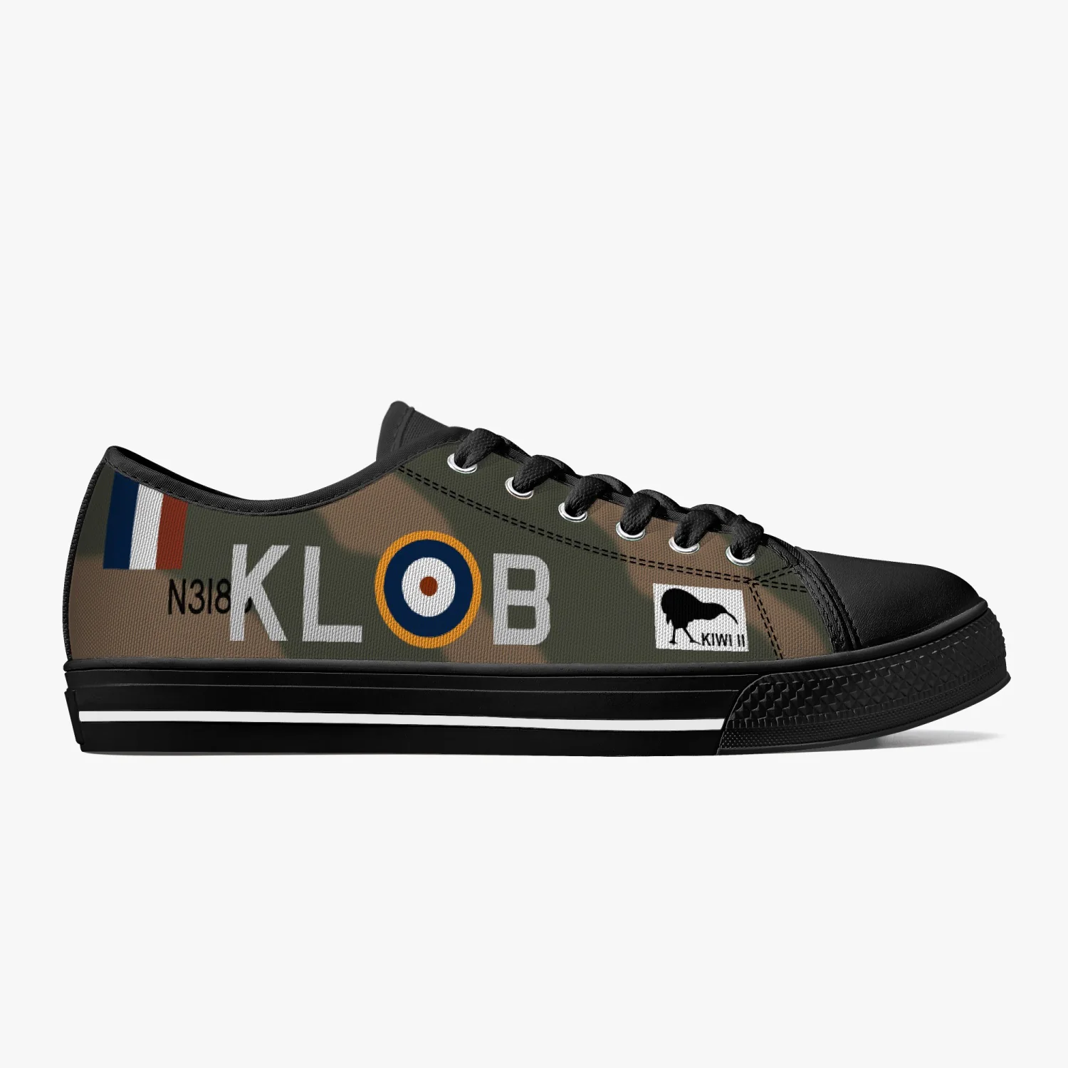 Spitfire Low Top Canvas Trainer - Image 5