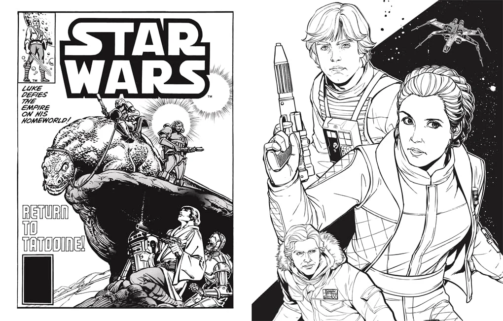 Star Wars Colouring Book - Image 2
