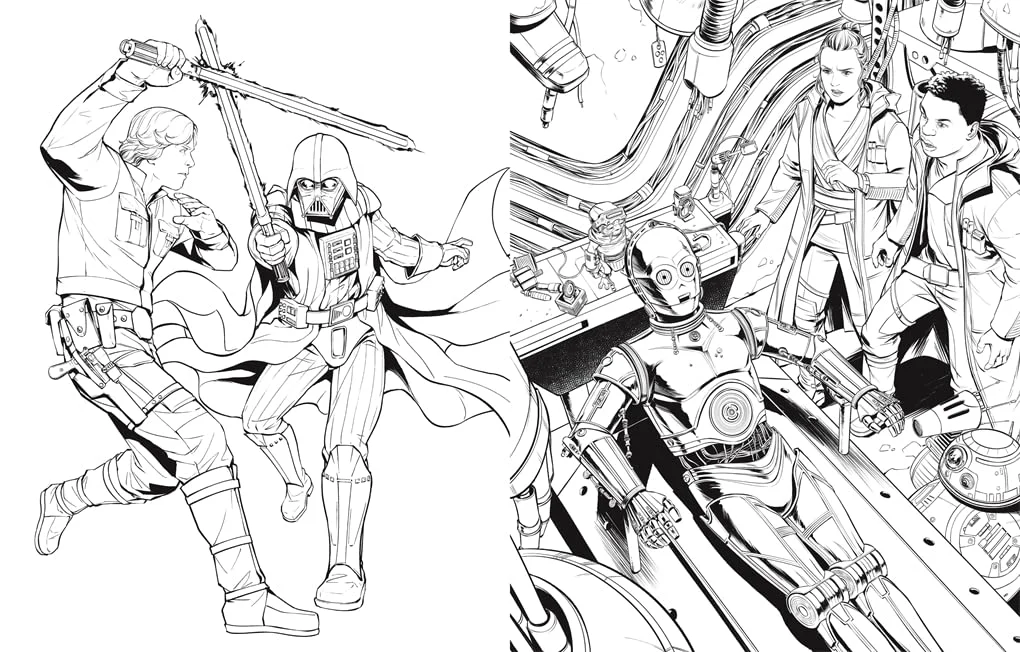 Star Wars Colouring Book - Image 3