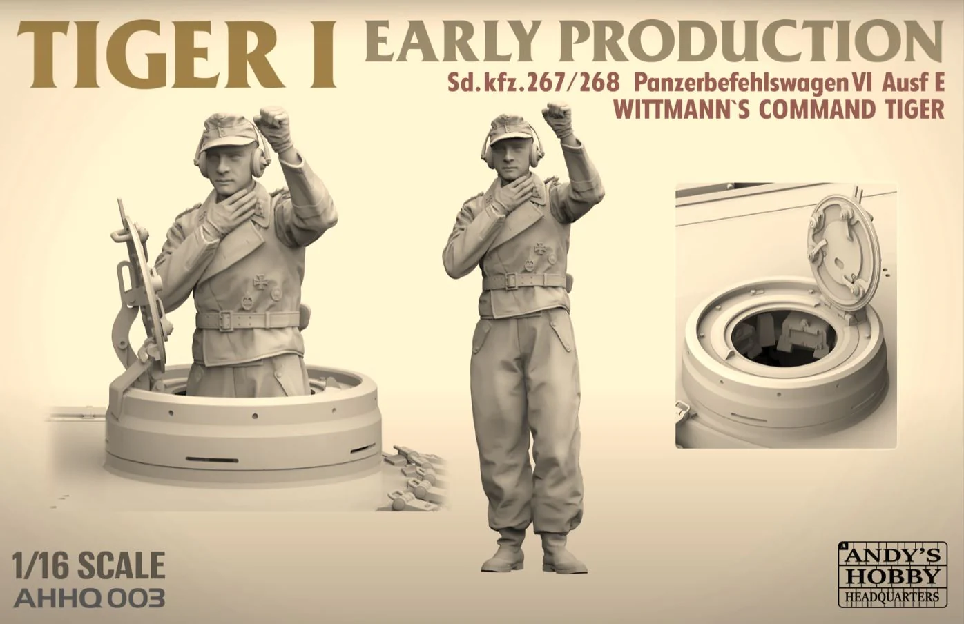Takom 1/16 Tiger 1 Tank Ausf E Early Production "Andy’s Hobby HQ" - Image 3