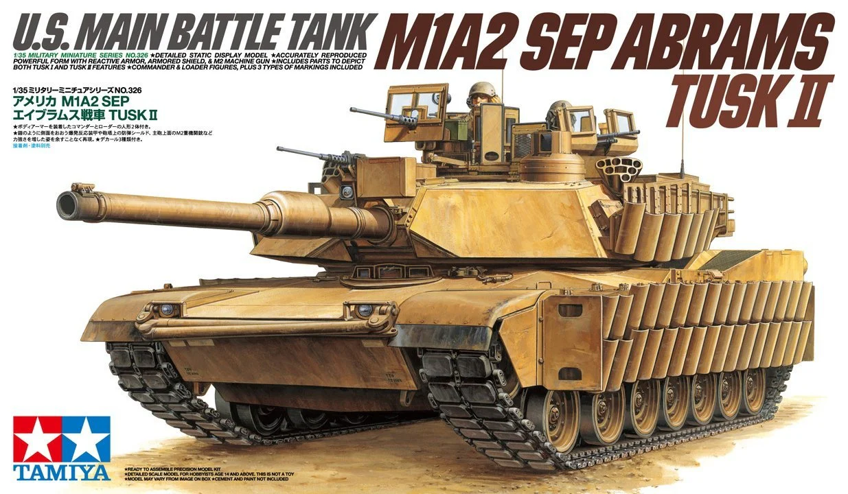 Tamiya 1/35 M1A2 SEP Abrams Tusk II