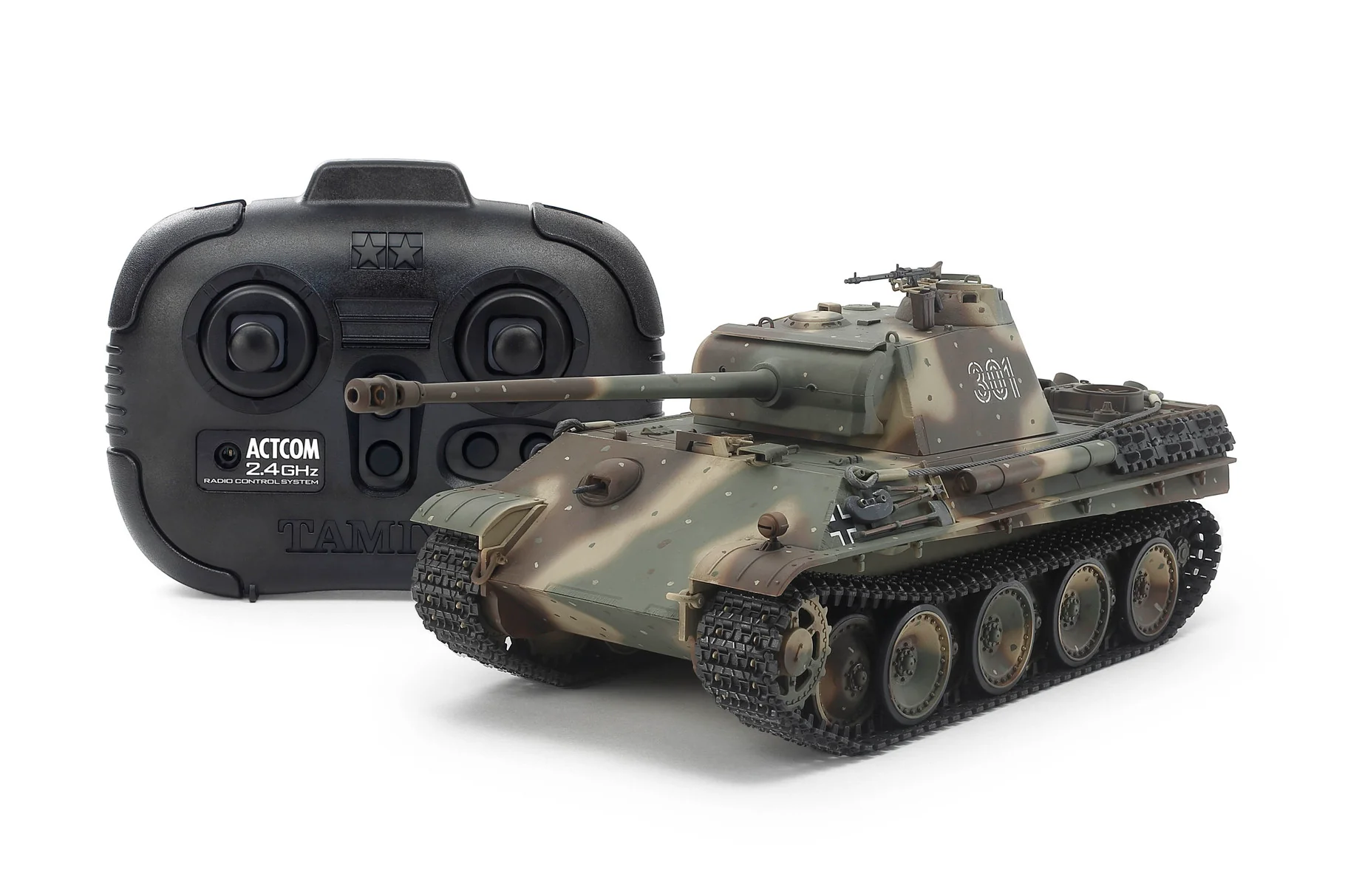 Tamiya 1/35 RC Panther G Late Version (with Control Unit), Includes Panther-Fibel Book. - Image 2