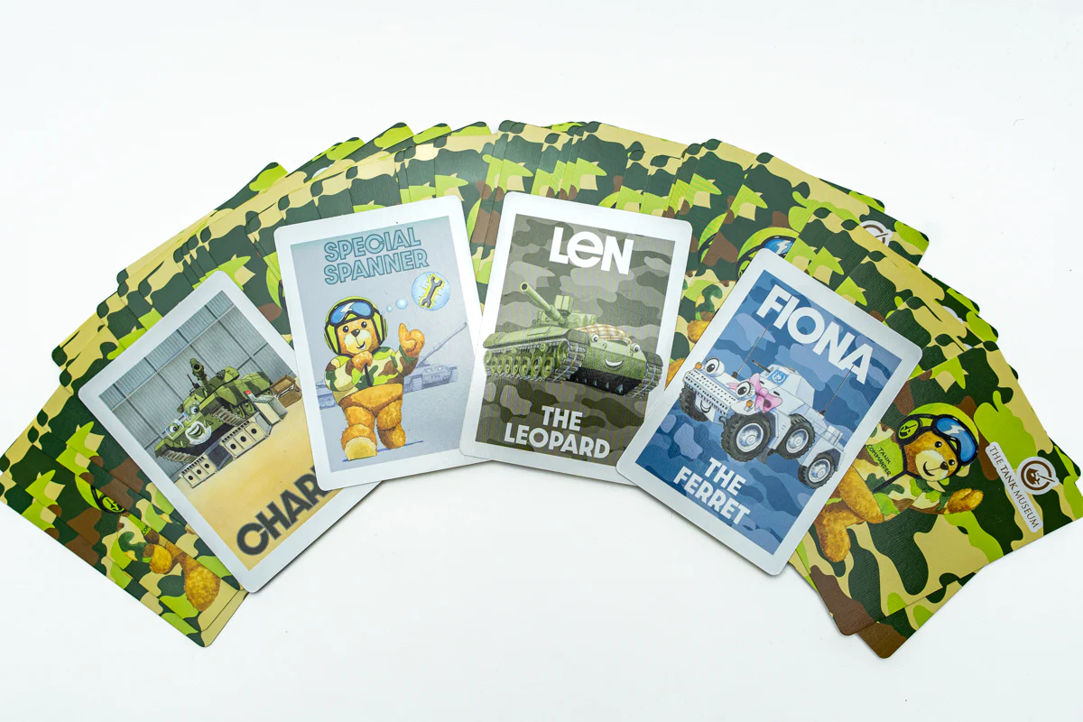 Tank Commander Basil's Snap and Pairs Card Game Deck - Image 2
