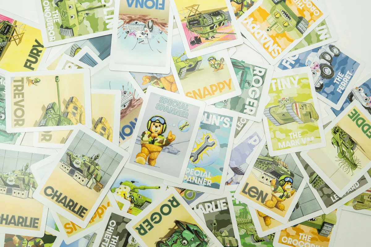 Tank Commander Basil's Snap and Pairs Card Game Deck - Image 4