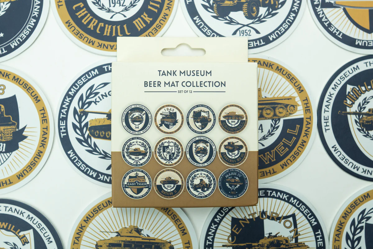 Tank Museum Beer Mat Collection Set of 12 - Image 4