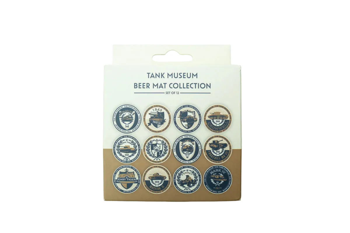 Tank Museum Beer Mat Collection Set of 12 - Image 5