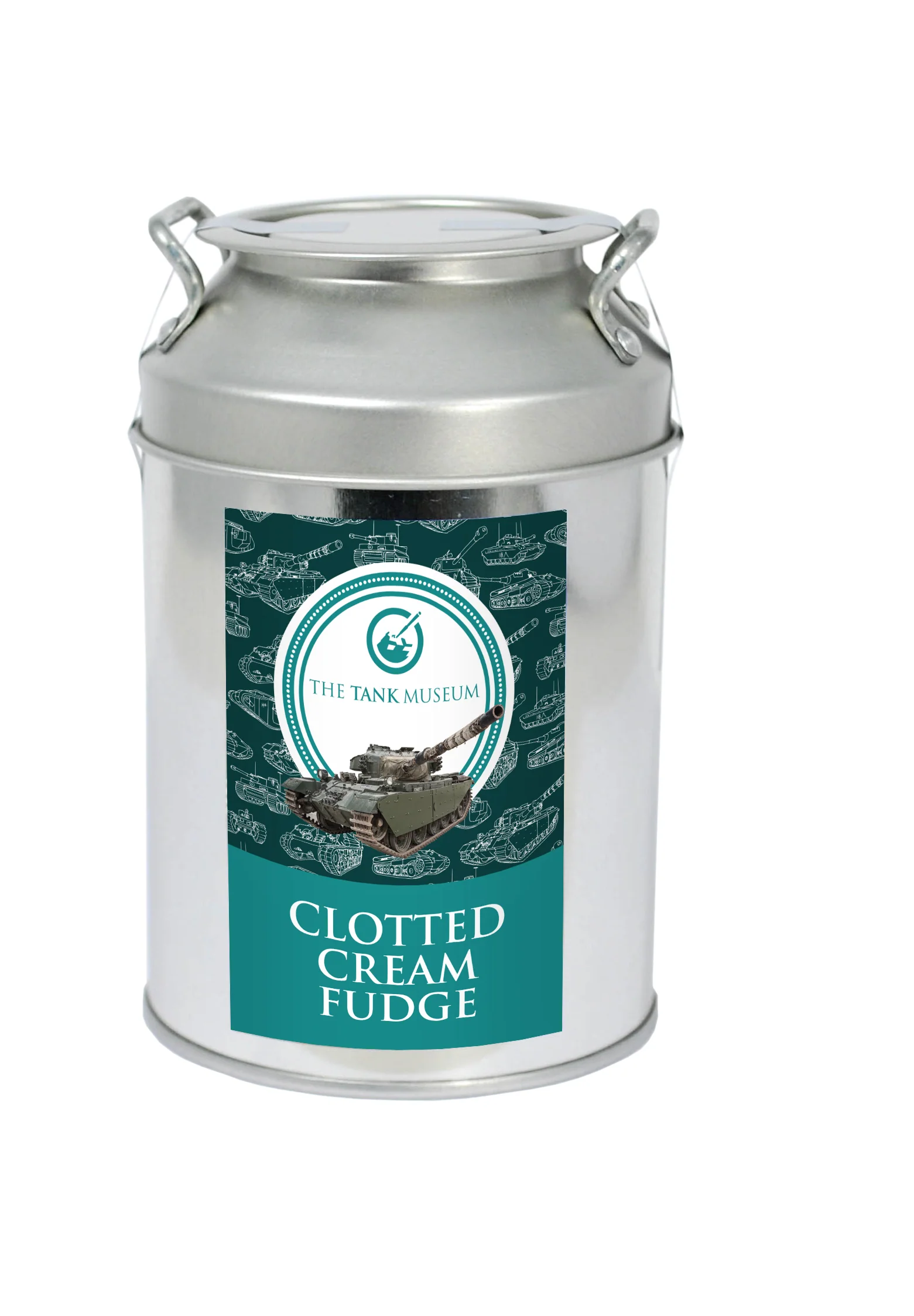 Tank Museum Clotted Cream Fudge Churn Tin