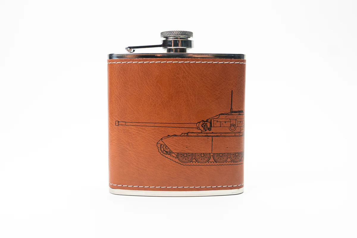 Tank Museum Exclusive Leatherette Hip Flask - Image 5