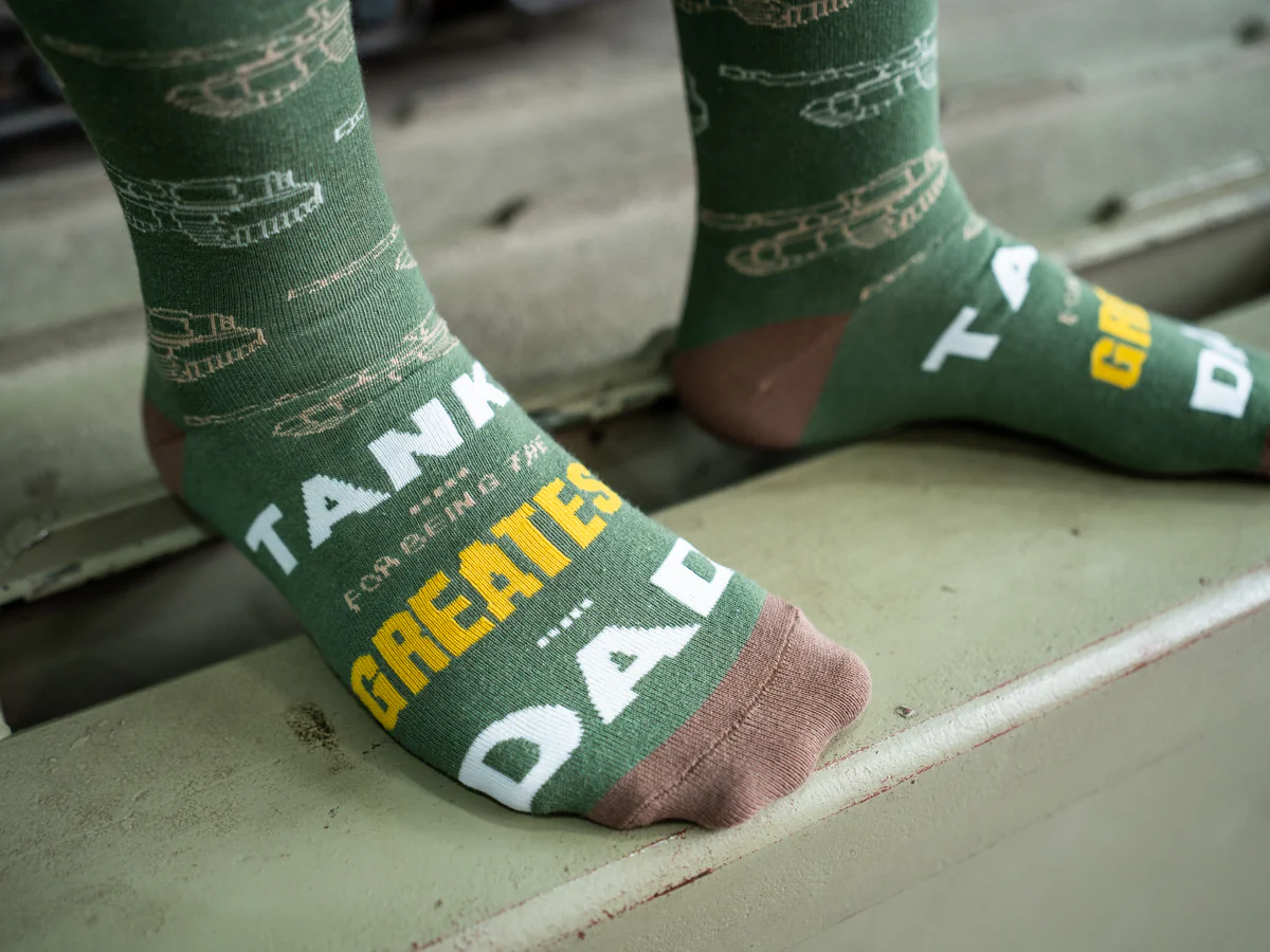 Tank Museum Limited Edition Greatest Dad Socks