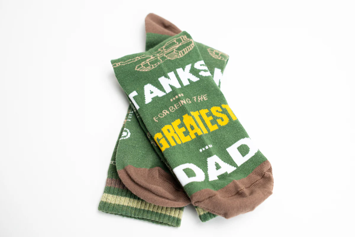 Tank Museum Limited Edition Greatest Dad Socks - Image 3