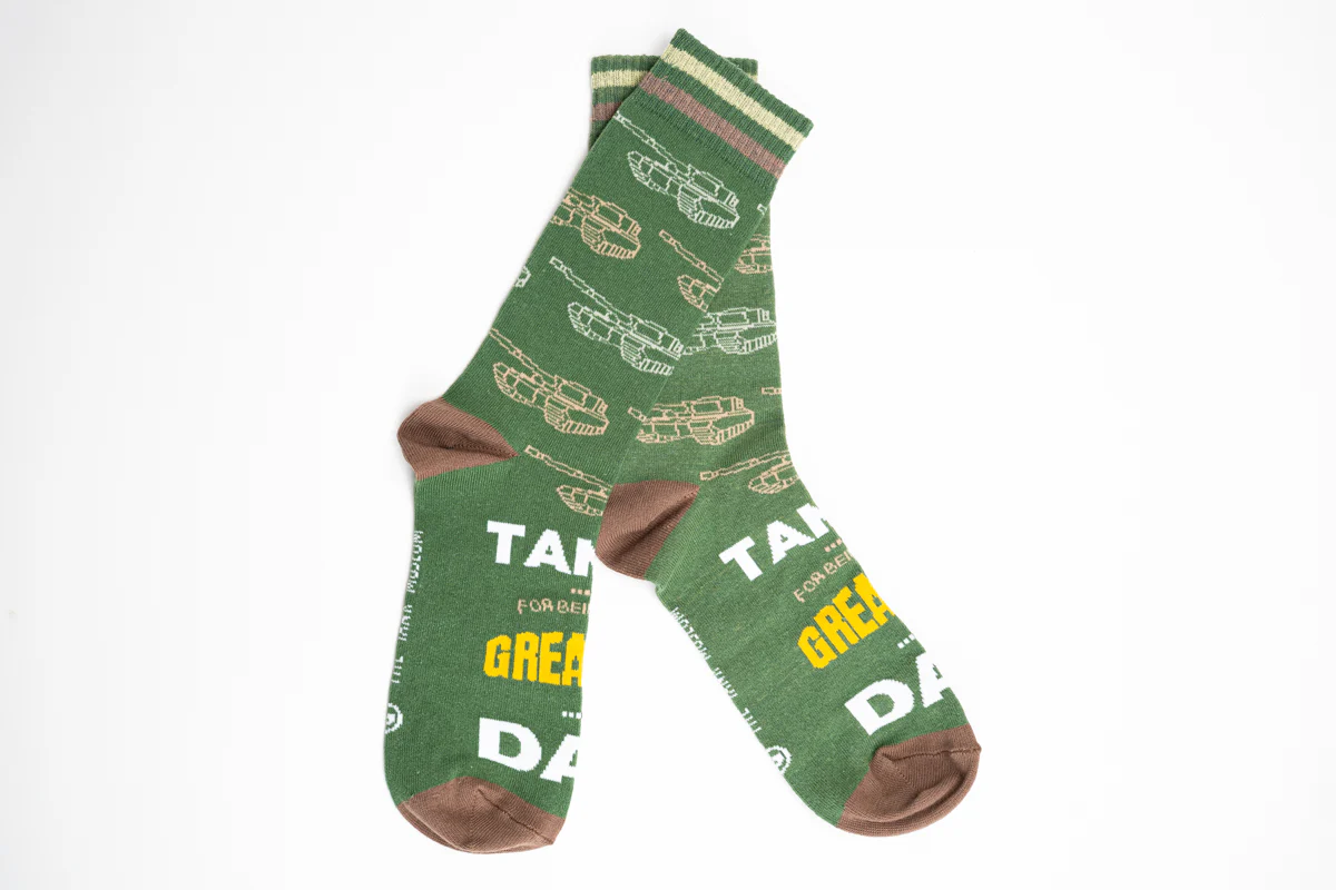 Tank Museum Limited Edition Greatest Dad Socks - Image 4