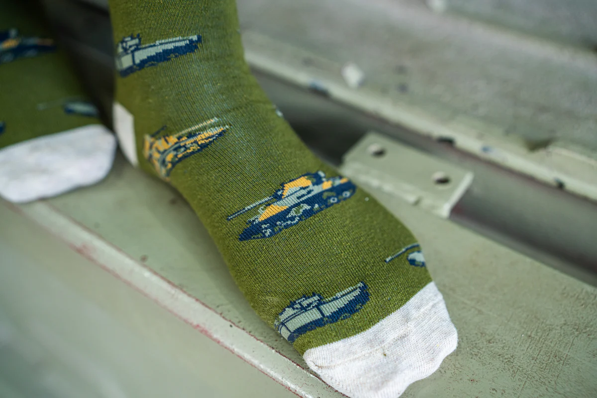 Tank Museum Socks Green: British Tanks - Image 2