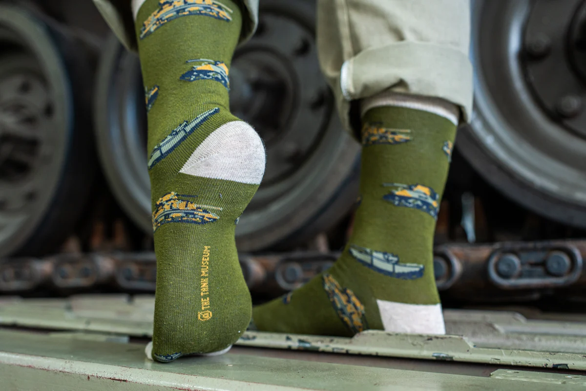 Tank Museum Socks Green: British Tanks - Image 3