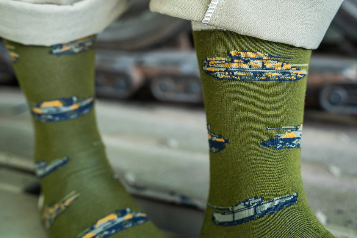Tank Museum Socks Green: British Tanks - Image 4