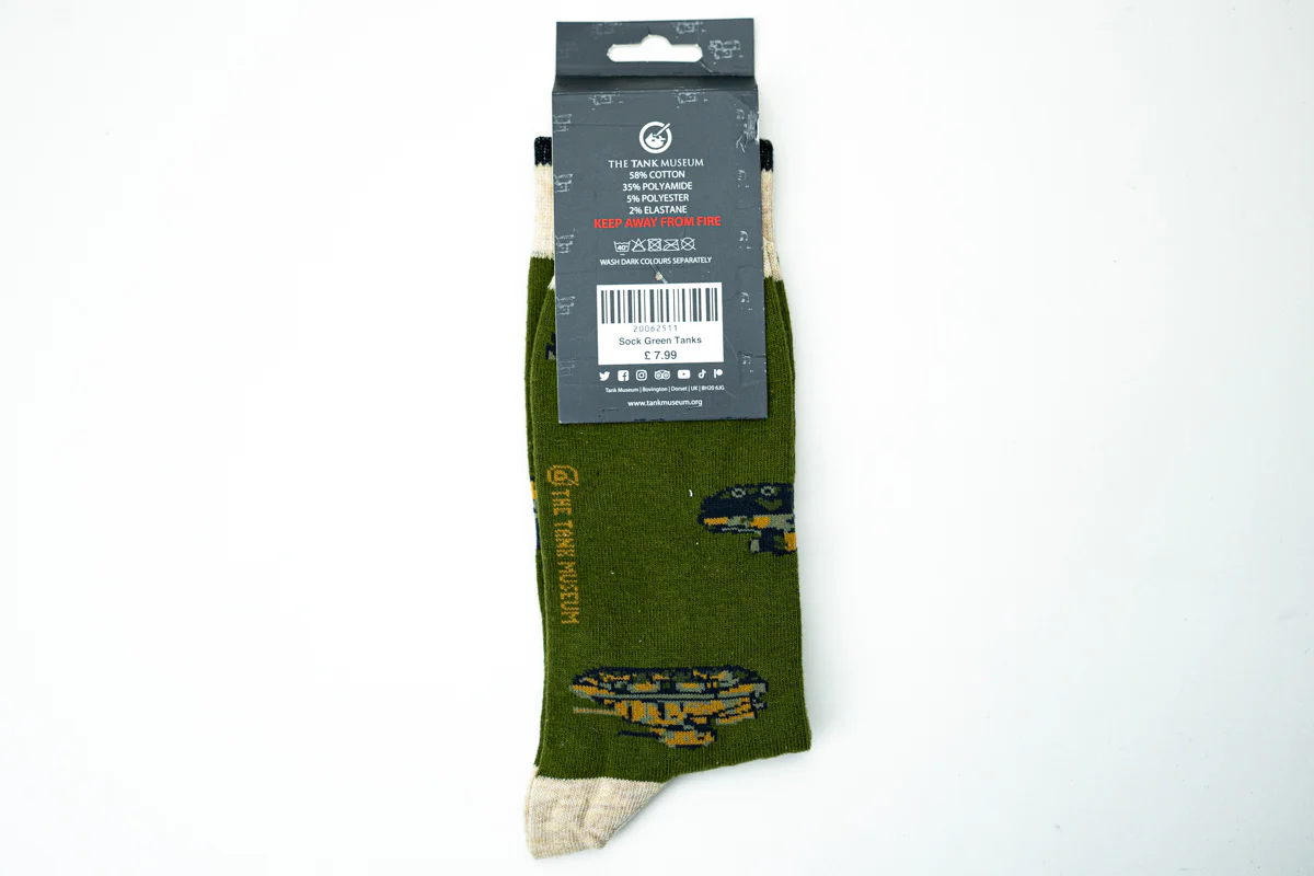 Tank Museum Socks Green: British Tanks - Image 7