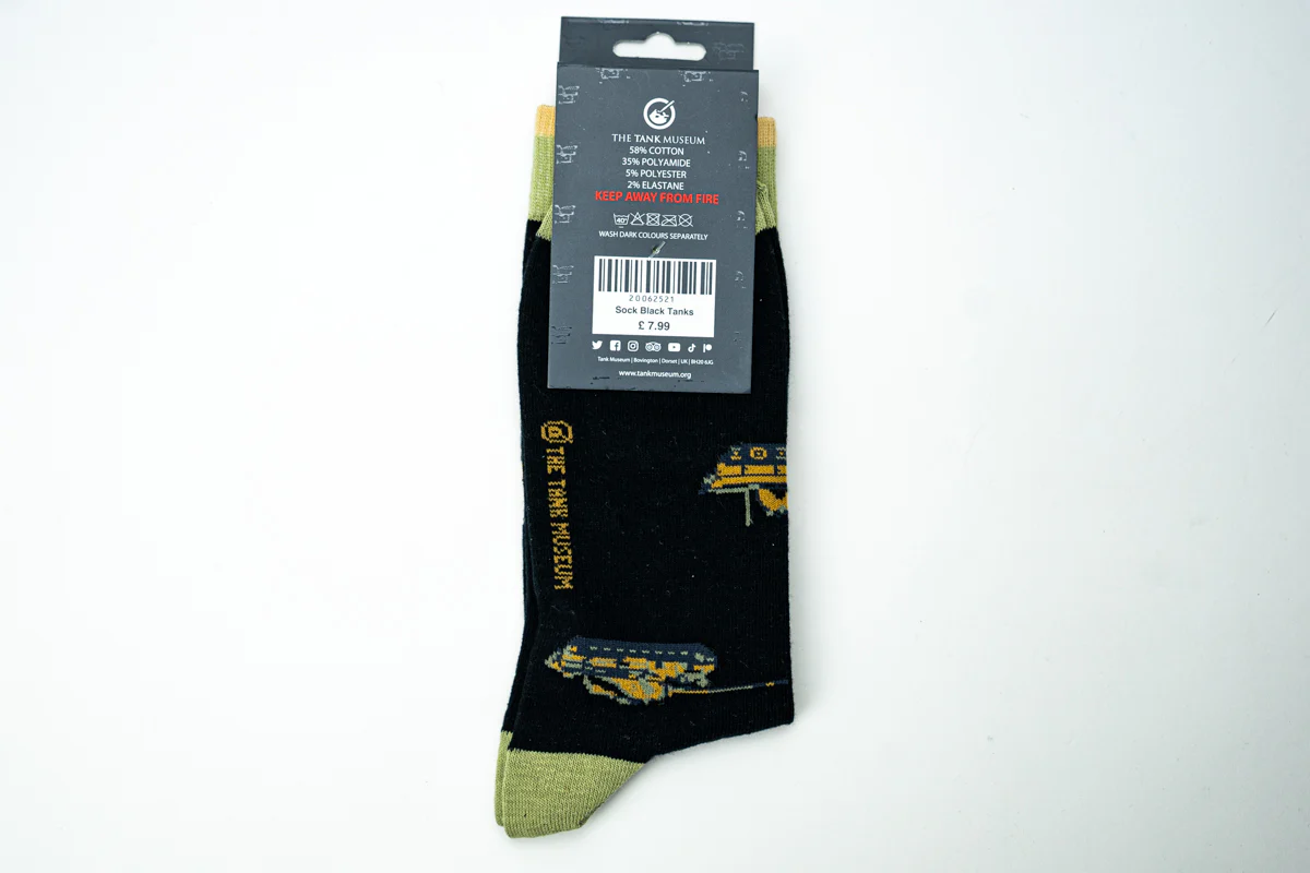 Tank Museum Socks Black: German Tanks - Image 3