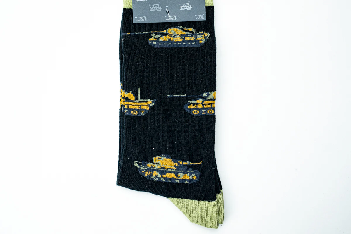 Tank Museum Socks Black: German Tanks - Image 5