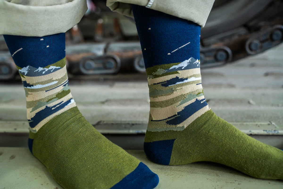 Tank Museum Socks Scenery: Night Tanks - Image 3