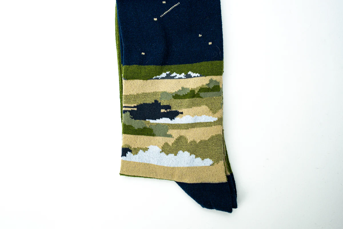 Tank Museum Socks Scenery: Night Tanks - Image 5