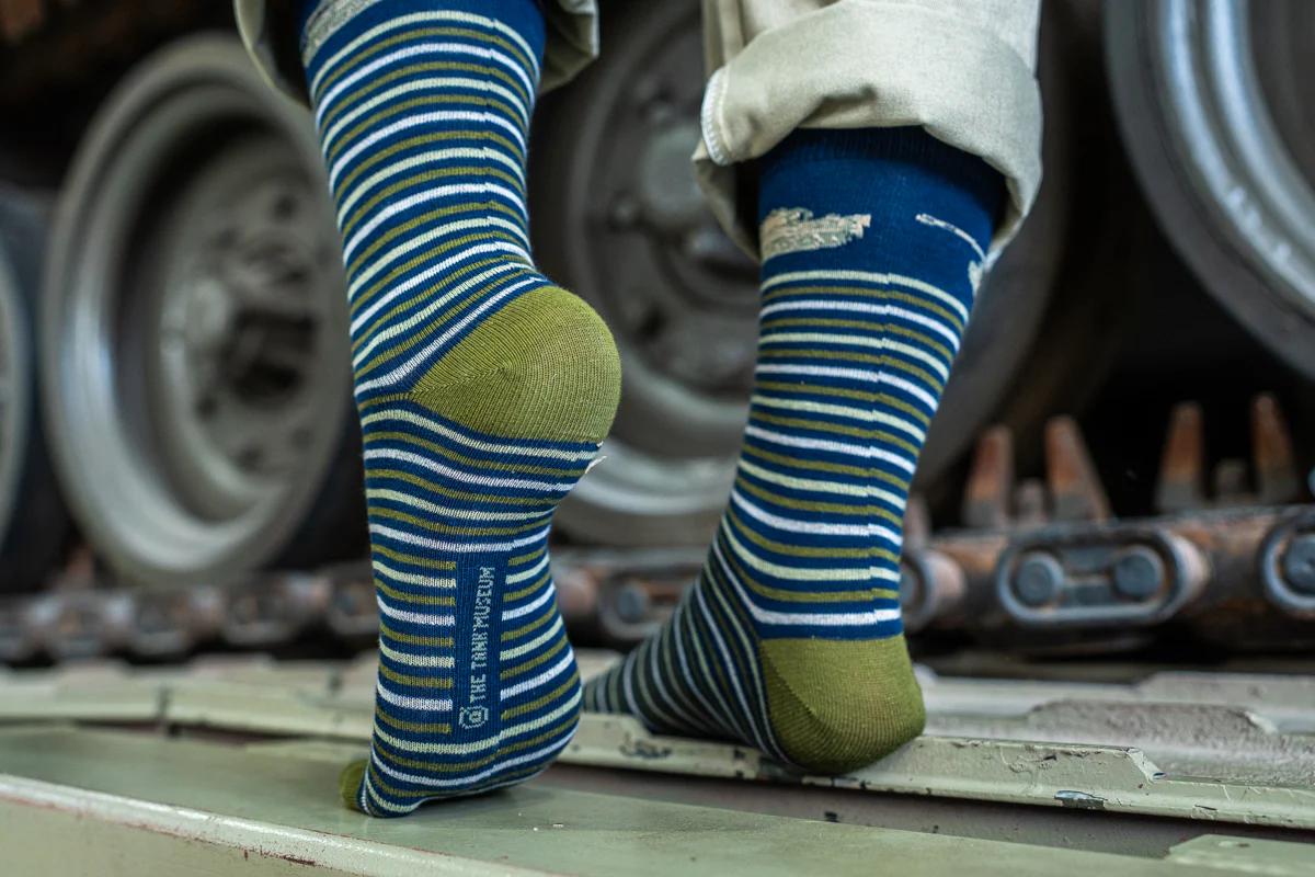 Tank Museum Socks Stripe: Tiger Tank - Image 2