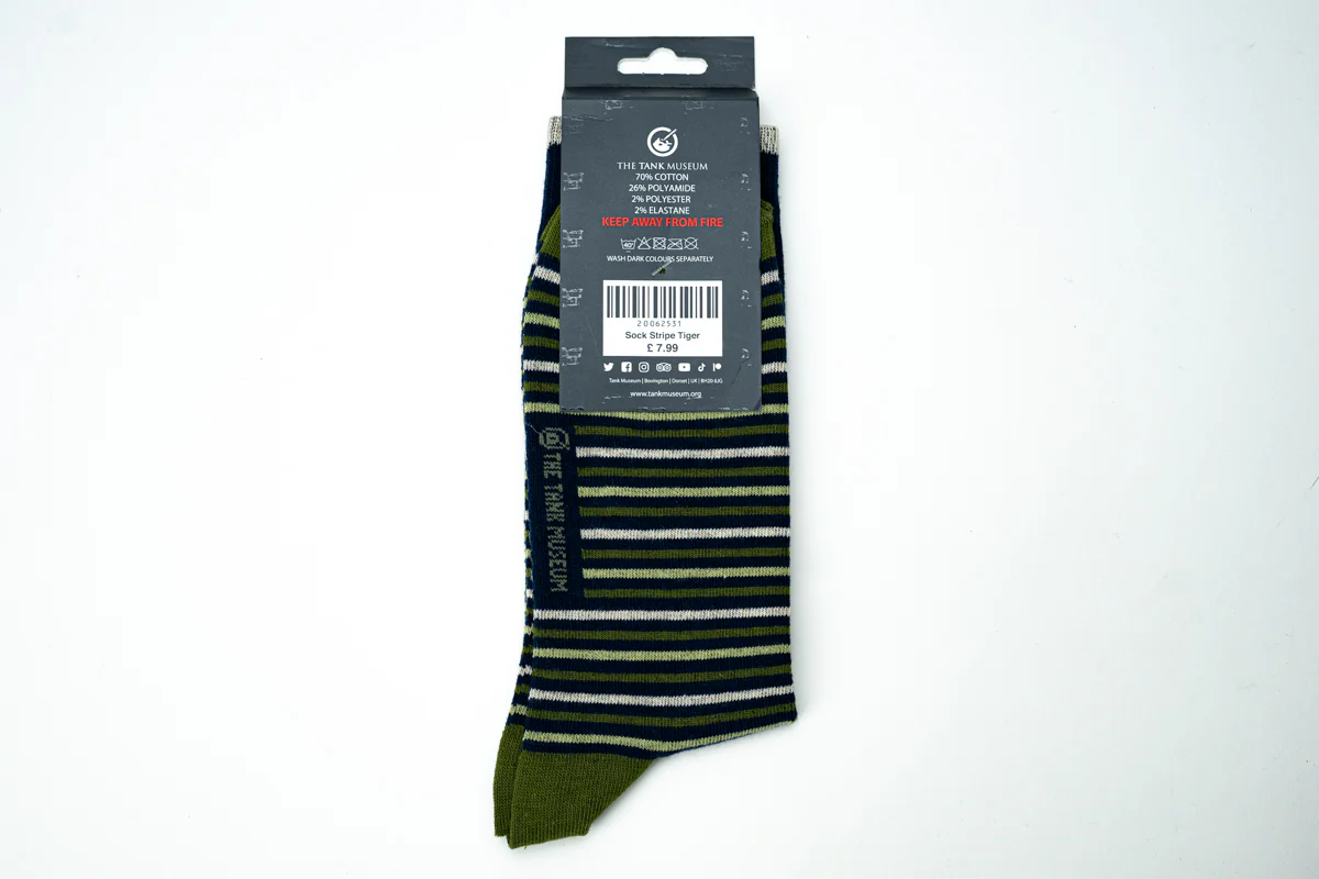 Tank Museum Socks Stripe: Tiger Tank - Image 6