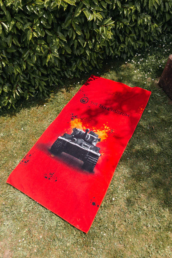 Tank Museum Tiger 131 Beach Towel - Image 3
