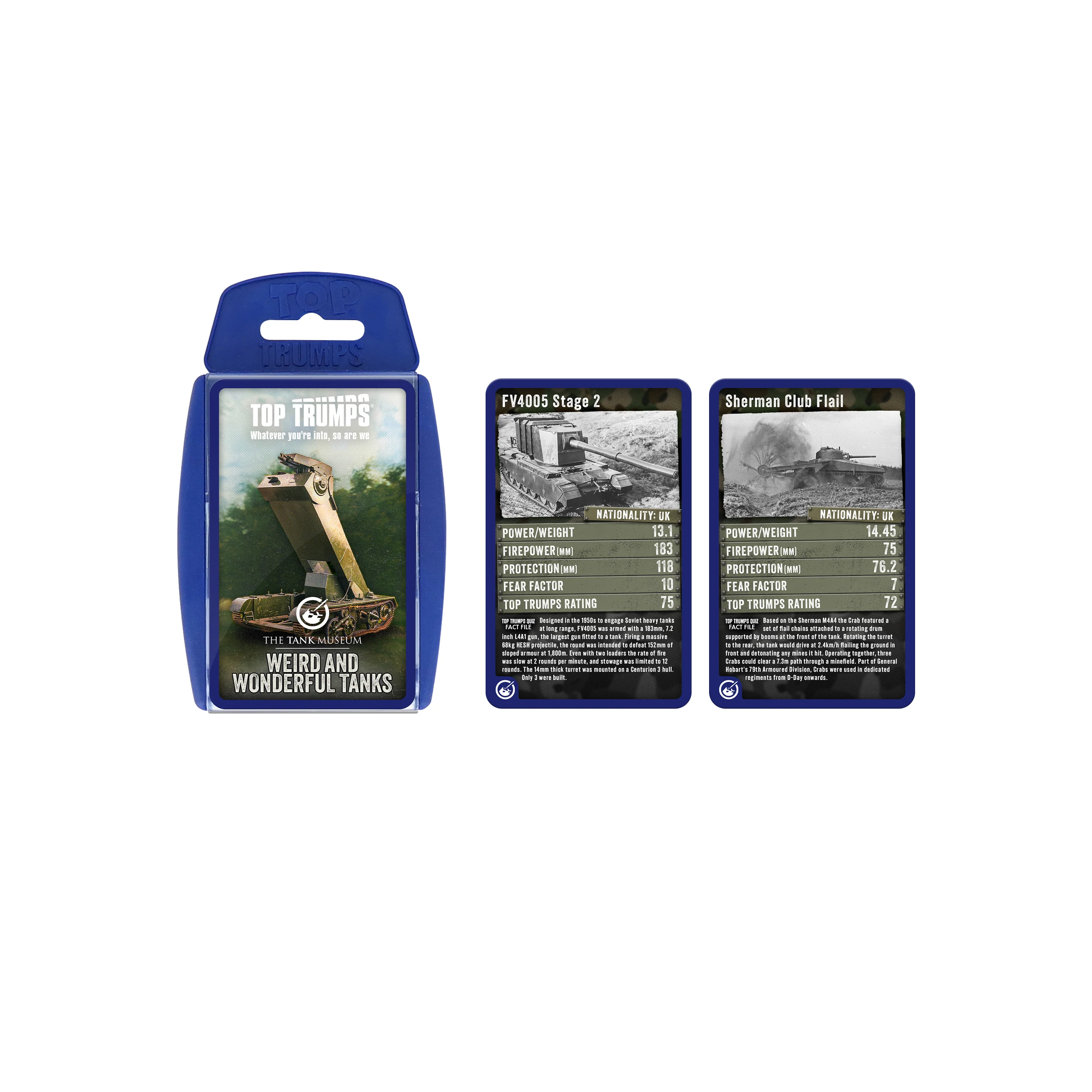 Tank Museum 'Weird and Wonderful Tanks' Top Trumps - Image 2