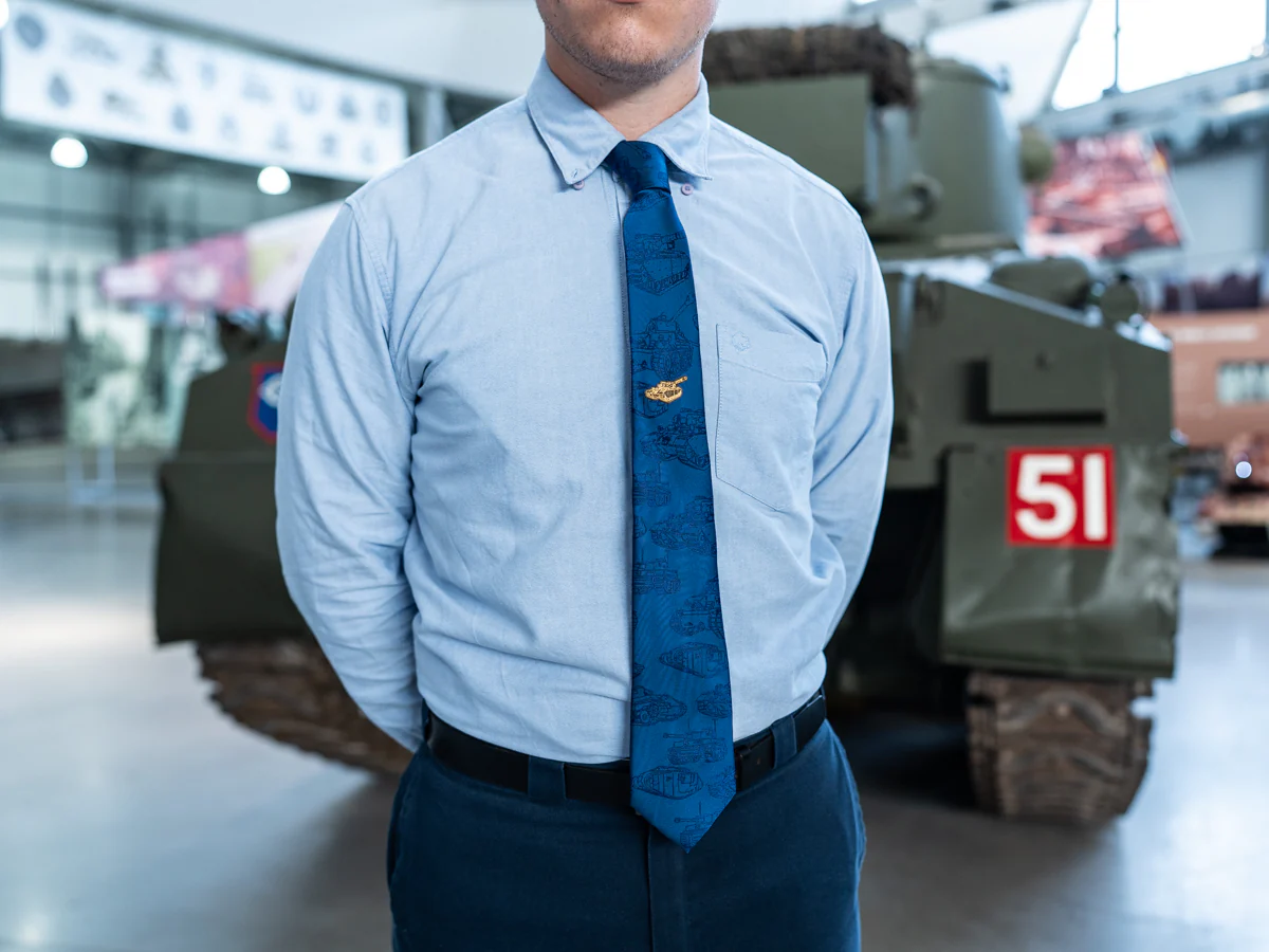 Tank Tie and Pin Badge - Image 2