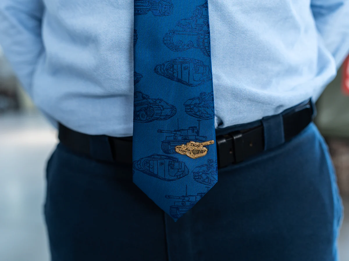Tank Tie and Pin Badge - Image 3