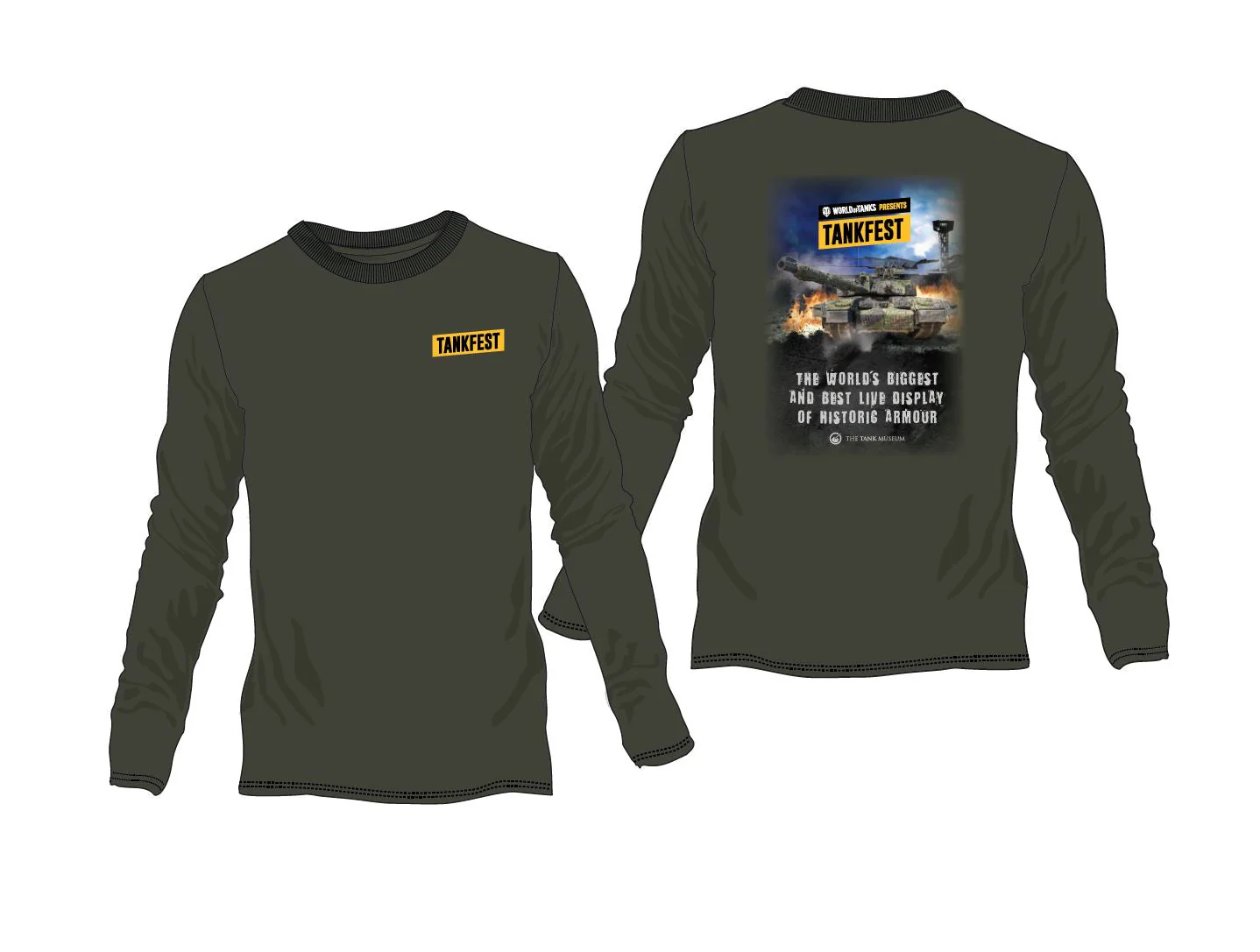TANKFEST 2024 Long Sleeve T-Shirt - Image 3