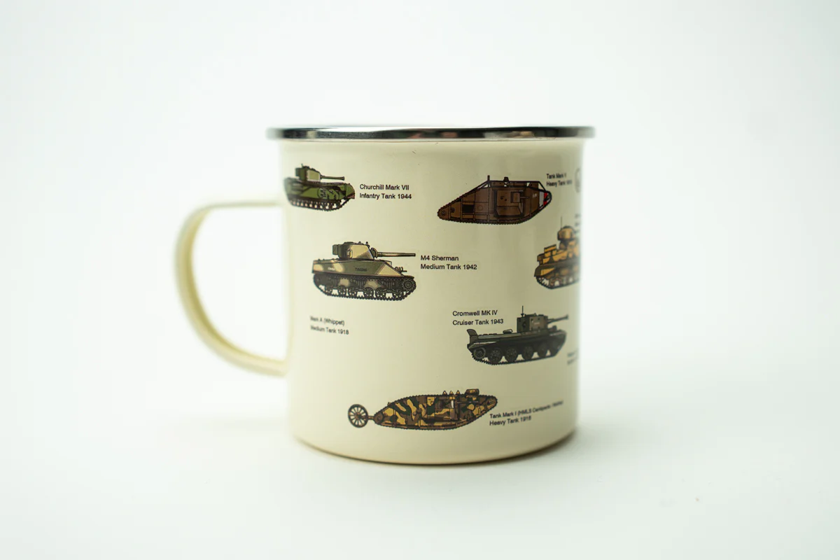 Tanks Flask and Enamel Mug Gift Selection - Image 4
