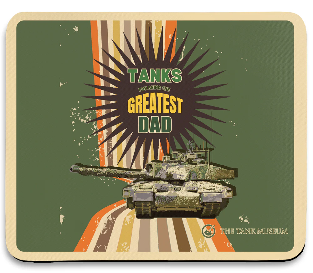 Tanks for Being the Greatest Dad Mouse Mat