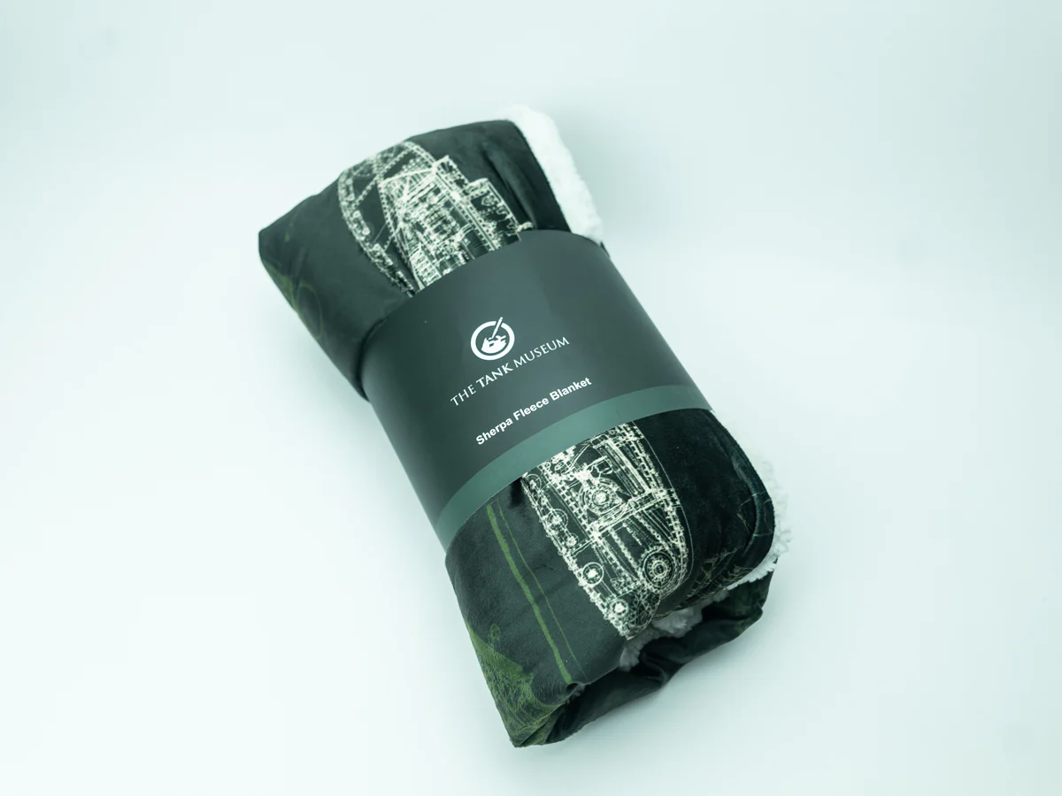 Tanks Outline Fleece Blanket - Image 2