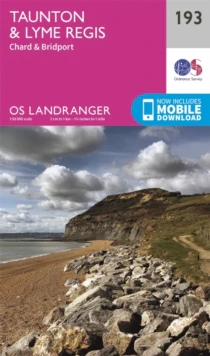 Taunton and Lyme Regis OS landranger map