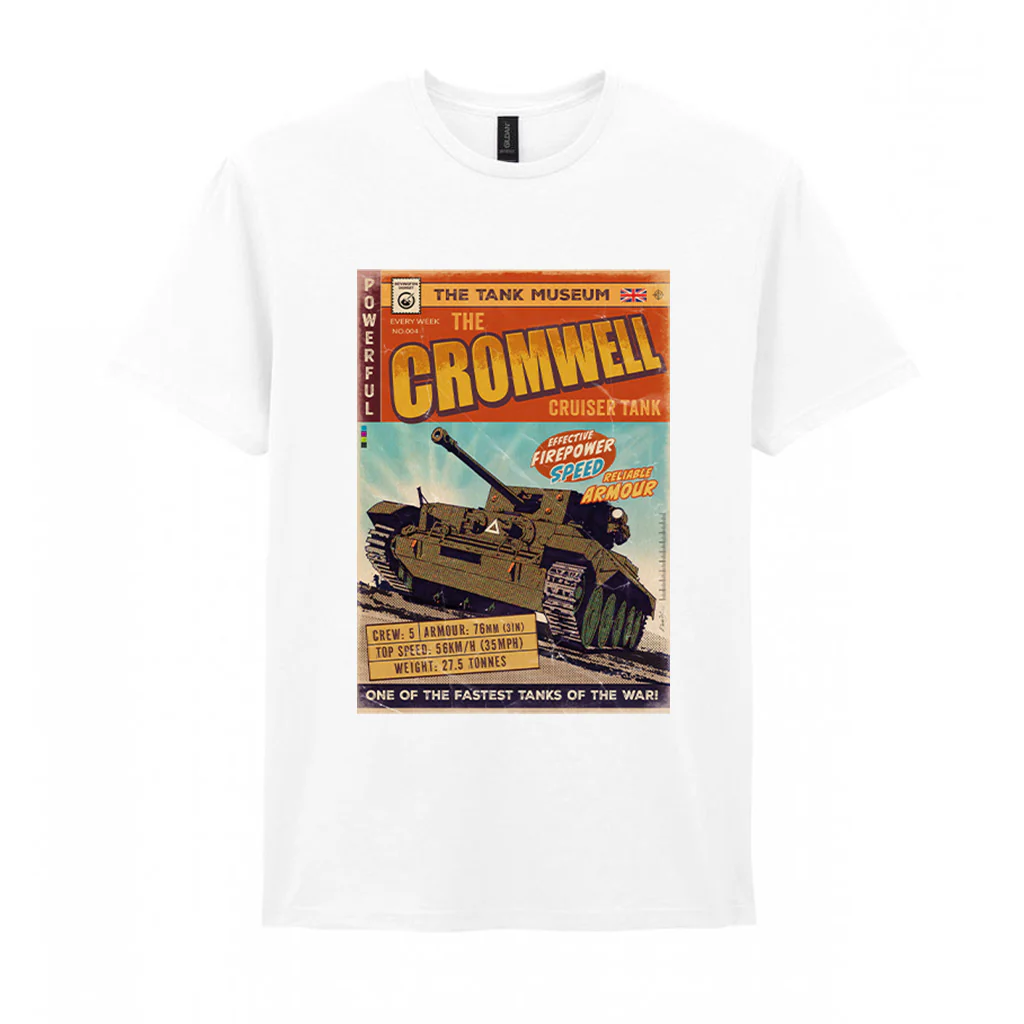 The Cromwell Cruiser Comic T-Shirt - Image 2