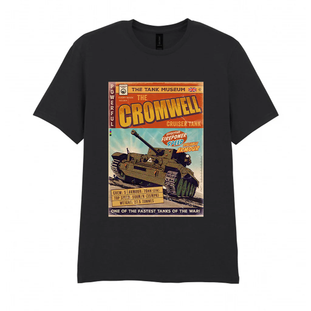 The Cromwell Cruiser Comic T-Shirt - Image 3