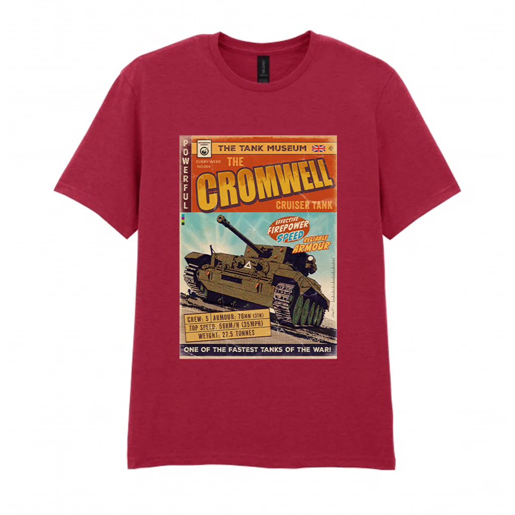 The Cromwell Cruiser Comic T-Shirt - Image 4