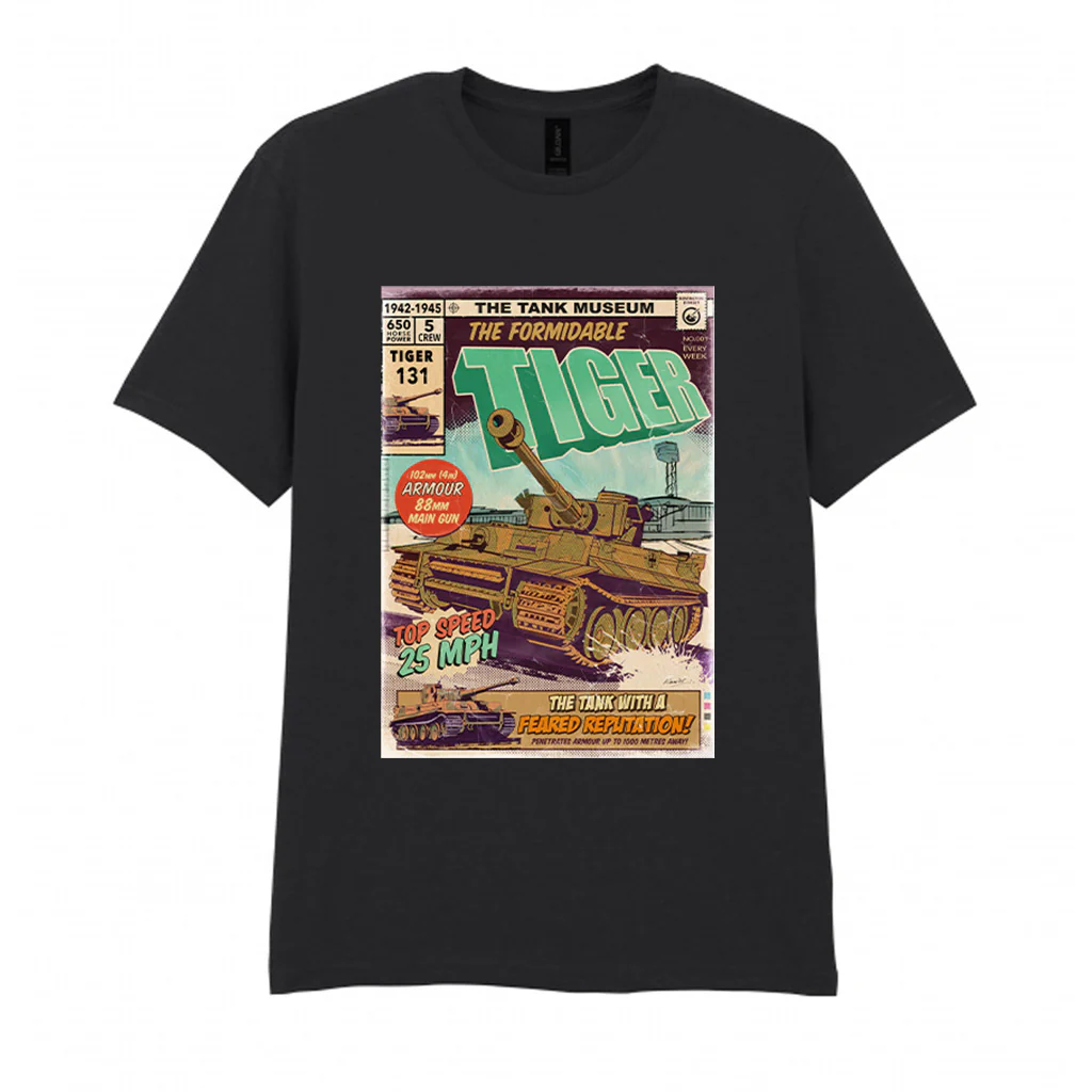 The Formidable Tiger Comic T-Shirt - Image 2