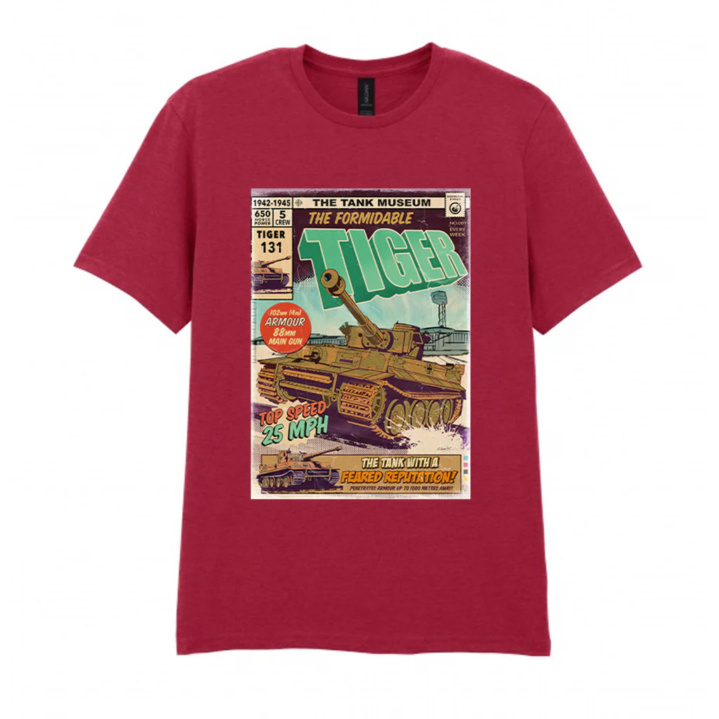 The Formidable Tiger Comic T-Shirt - Image 4