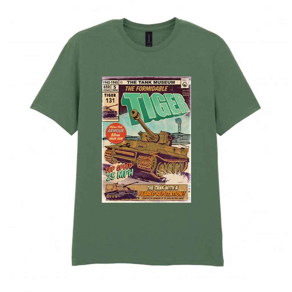 The Formidable Tiger Comic T-Shirt - Image 7