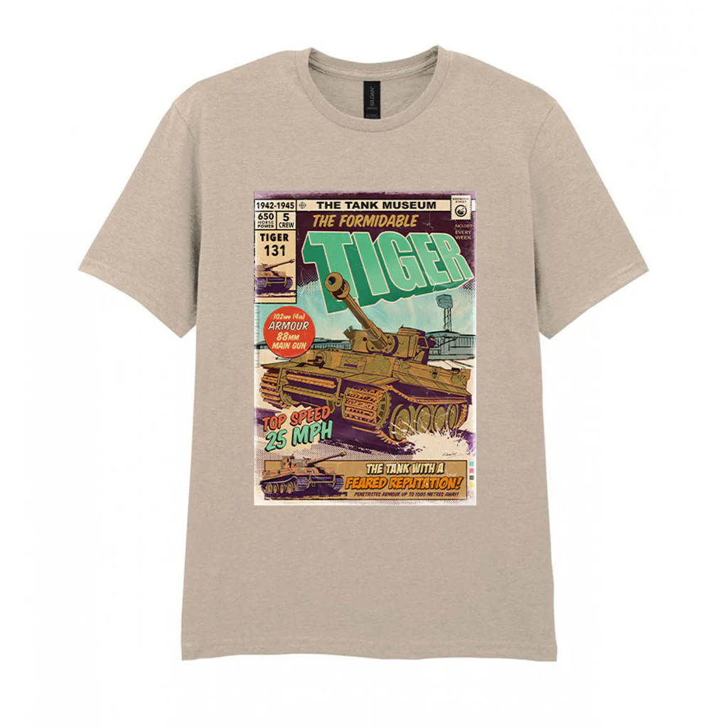 The Formidable Tiger Comic T-Shirt - Image 8